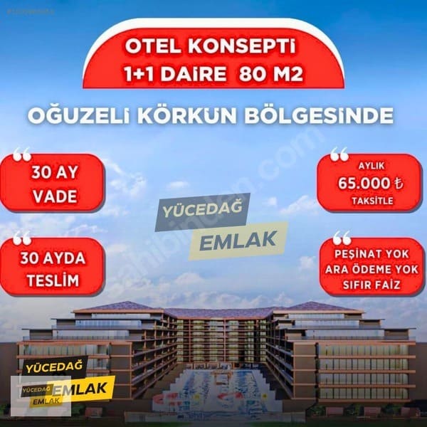 Faizsiz 30 Ay Taksitle Otel Konseptinde Ev Sahibi Olun