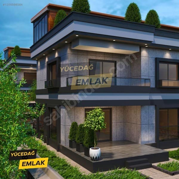 Orman Manzaralı İki Tarafı Park Yerden Isıtma Lüks Satılık Villa