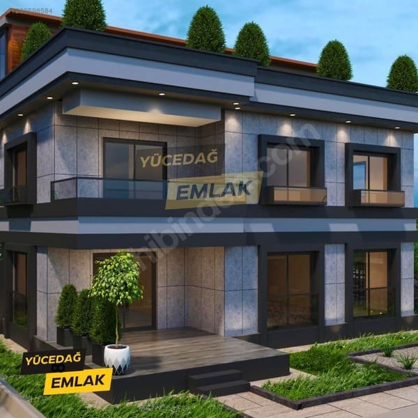 Orman Manzaralı İki Tarafı Park Yerden Isıtma Lüks Satılık Villa